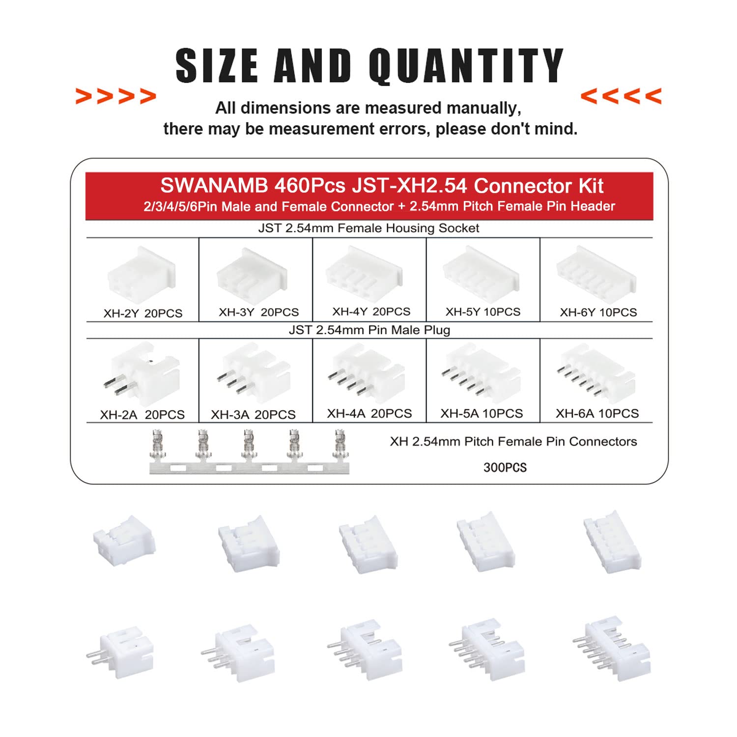 Kit Connettori JST XH2.54 460PCS - Per Elettronica Fai Da Te E Riparazioni - Foto 9