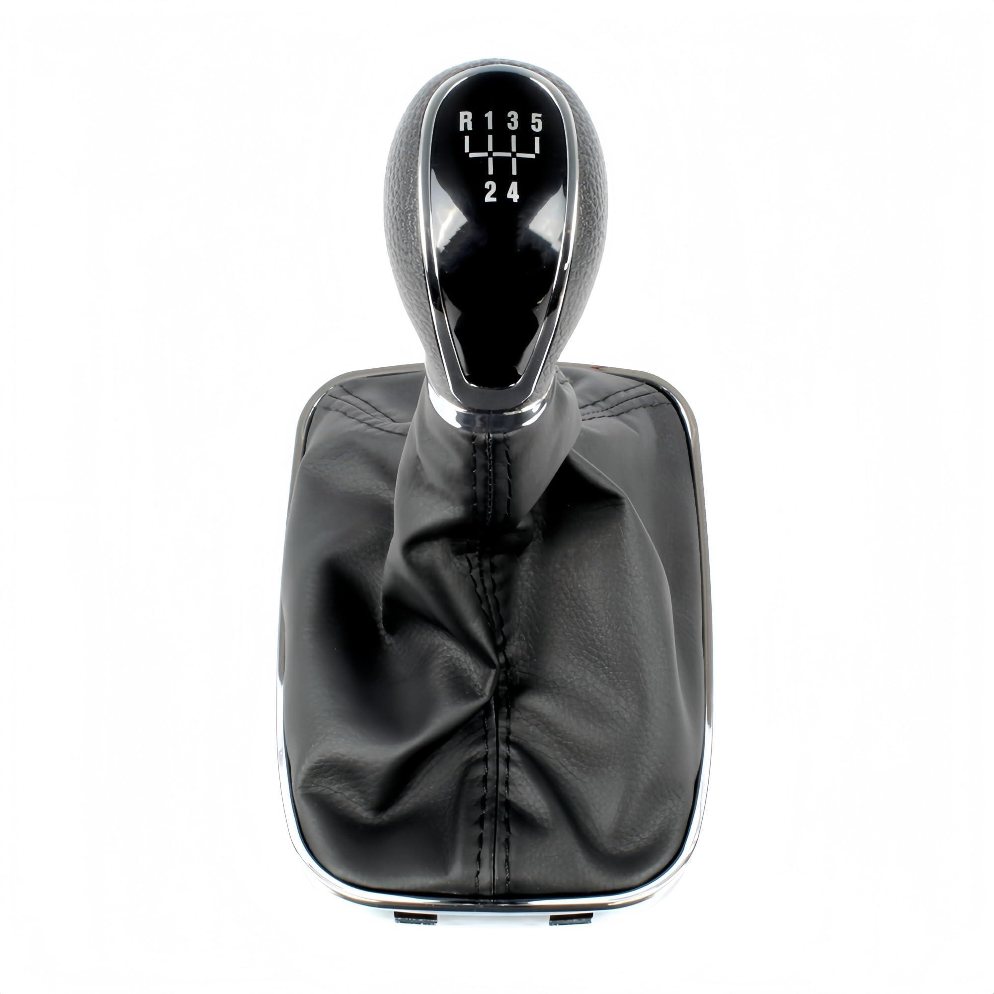 Jeocoai Car Gear knob for Opel for Insignia 2003-2017 Car-Styling 5/6 for Speed Gear Stick Shift Knob Leather Boot(5S Set)
