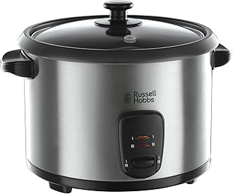 Rice Cooker With Steamer 19750, 1.8 L - Silver"Min 1 year manufacturer warranty"