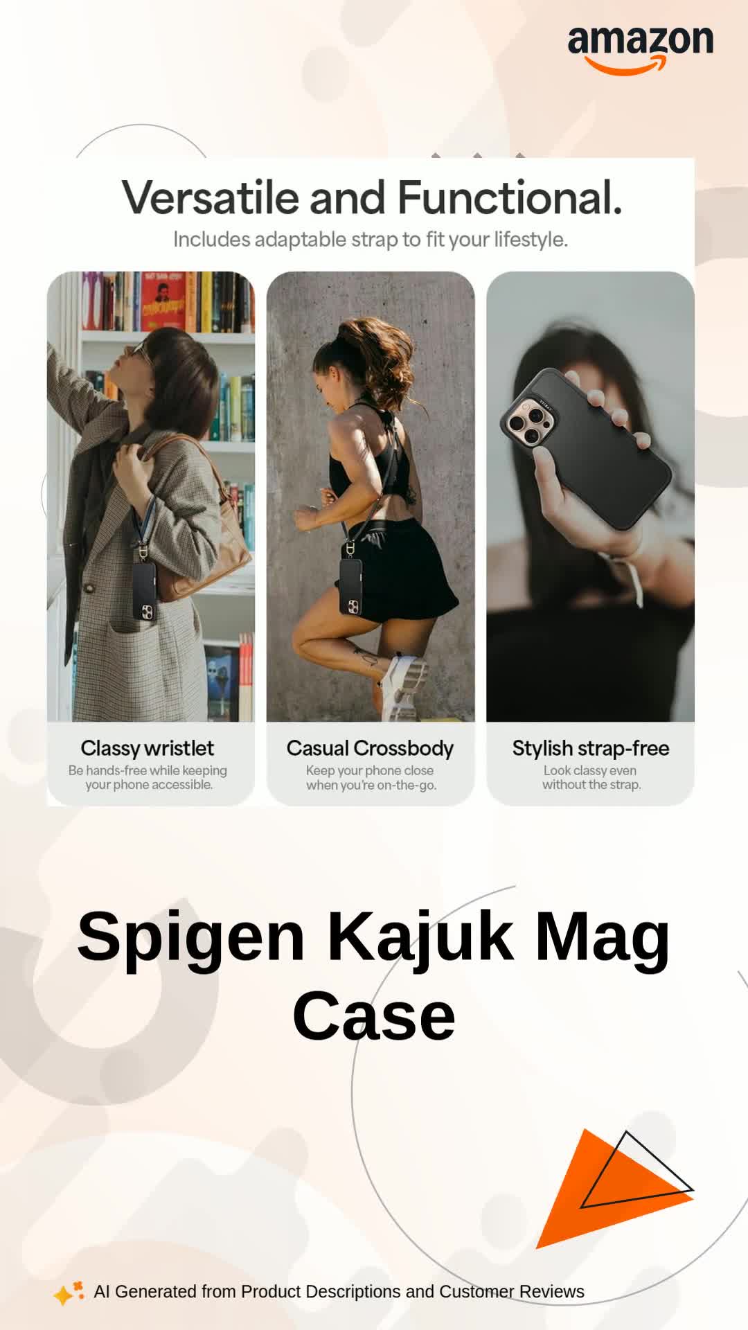 Spigen Cyrill Kajuk Mag | iPhone 16 Pro Case | Crossbody Lanyard