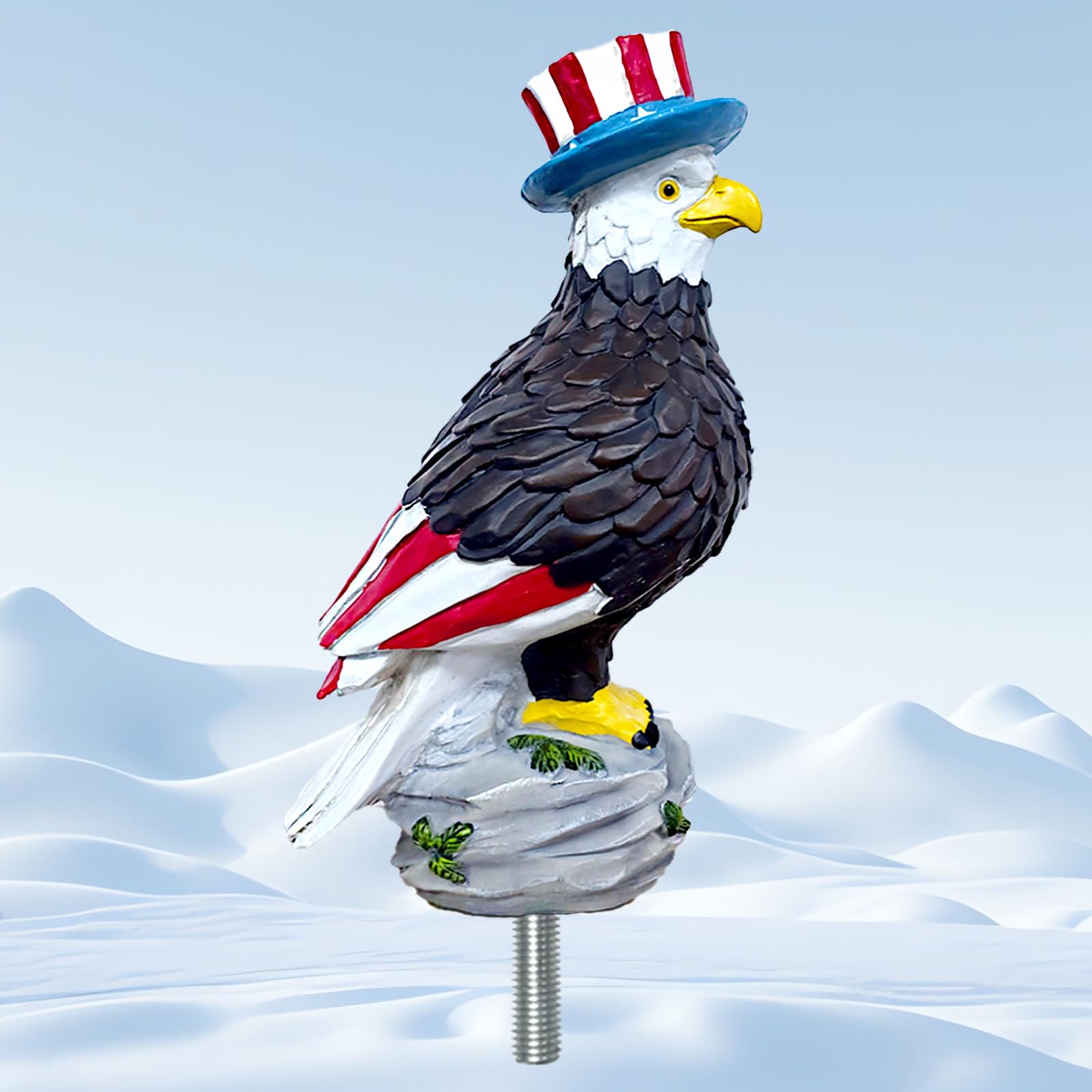 Amazon.com: Einsamk Eagle Flag Pole Topper, Eagle for Flagpole Topper ...