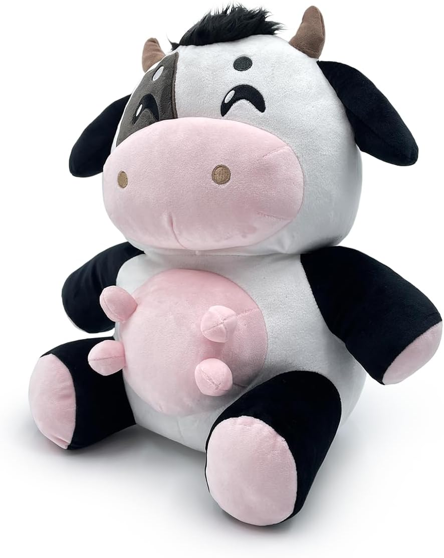 Youtooz Doki Doki Literature Club Mr. Cow 12" Plush, Collectible Mr. Cow Plushie from Doki Doki Literature Club Plush Collection