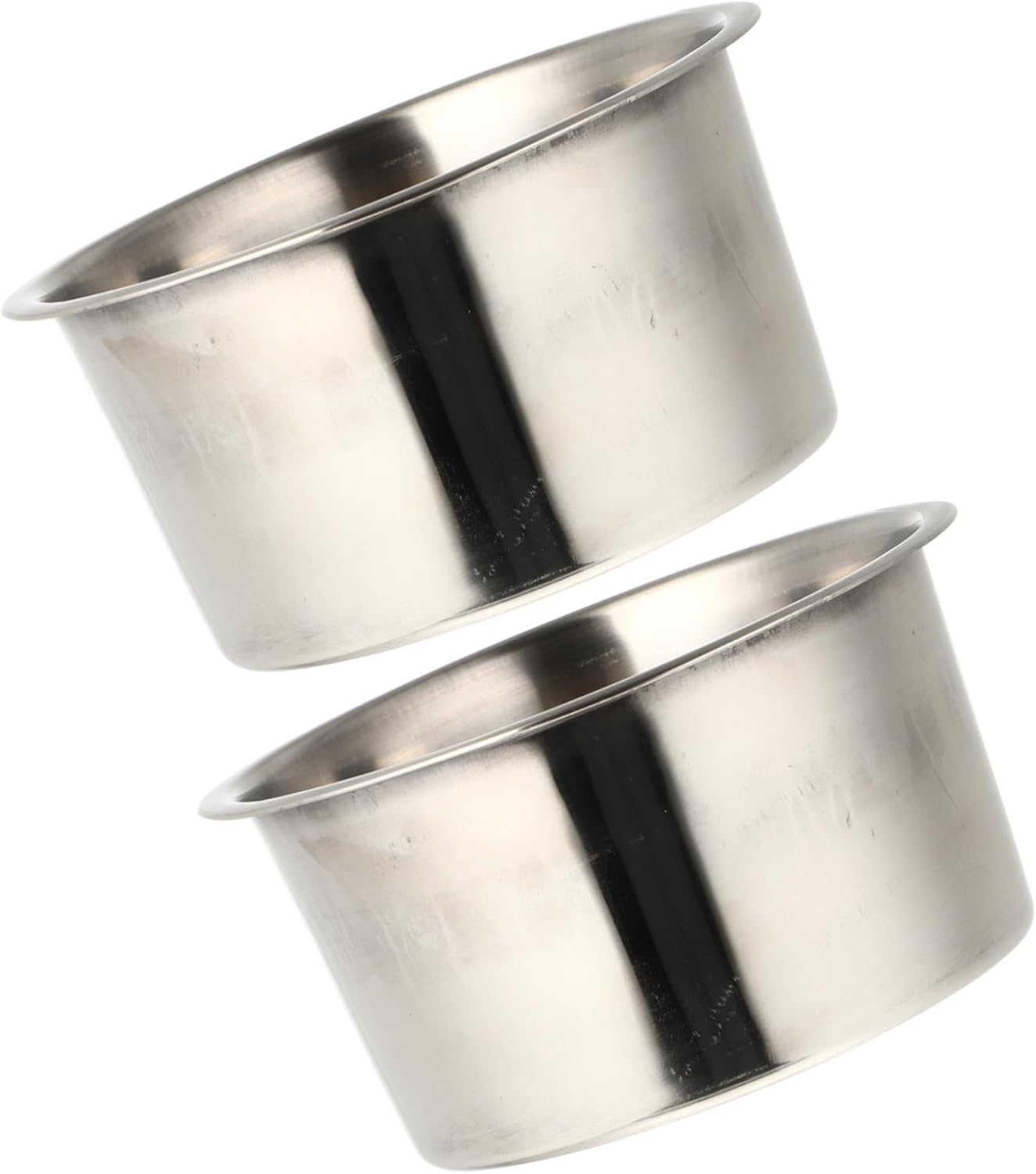CAXUSD 2pcs Stainless Steel Round Wax Melter Pot for Candle Making