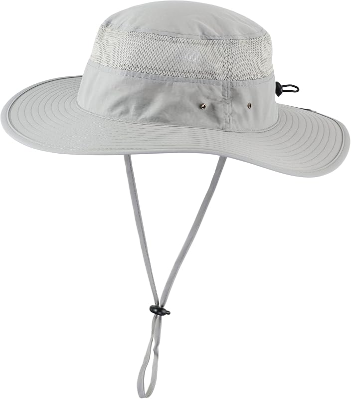 Home Prefer UPF 50+ Sombrero para el sol para hombre Sombrero de ala ancha Sombrero con protección UV para hombre Mujer Playa Safari Jardinería Golf Pesca