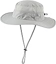 Home Prefer UPF 50+ Men's Sun Hat Wide Brim Bucket Hat UV Protection Hat for Mens Womens Beach Safari Gardening Golf Fishing