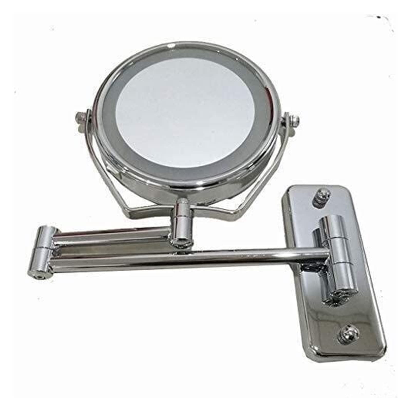 Miroir de maquillage illuminé grossissement 7X double face 8 pouces