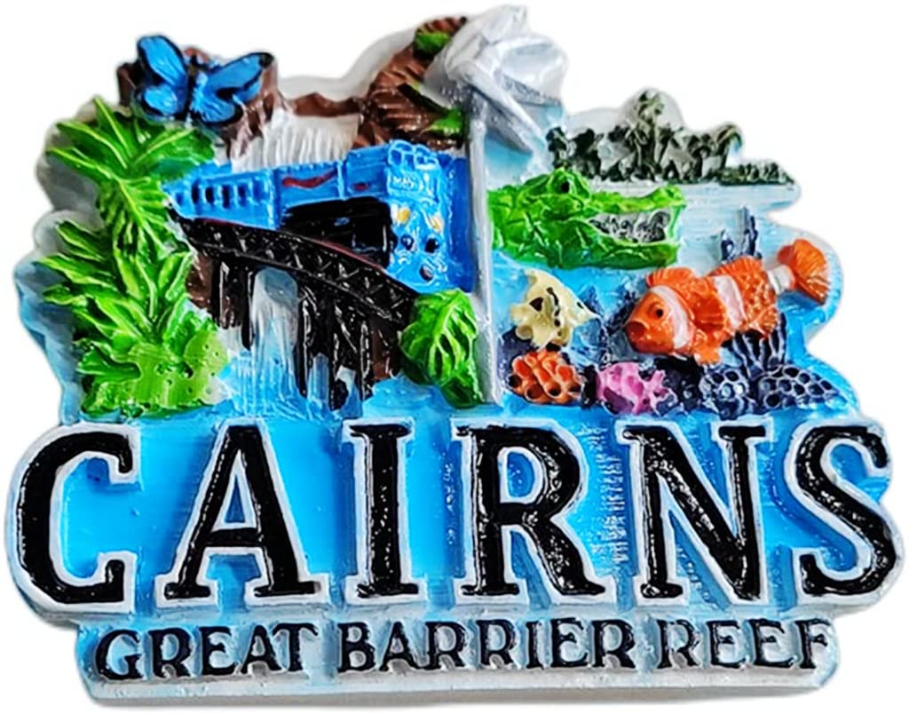 Great Barrier Reef Cairns Queensland Australia Fridge Magnet Refrigerator Magnet Decoration Magnet Sticker Souvenir Resin Crafts