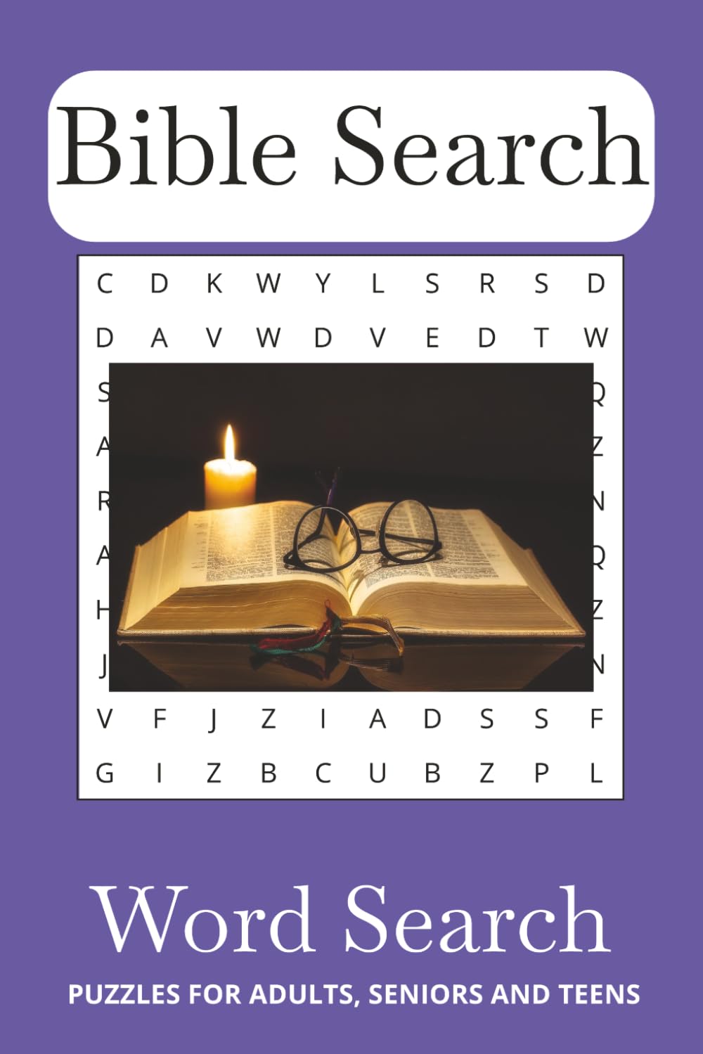 Bible Word Search Puzzle Book: Word searches with Easy to Read Print about the Bible, Christian, Religion and More | 6.9 inches | 110 pages | 50+ puzzles... Gift for Holiday, Vacation, and Free Time.