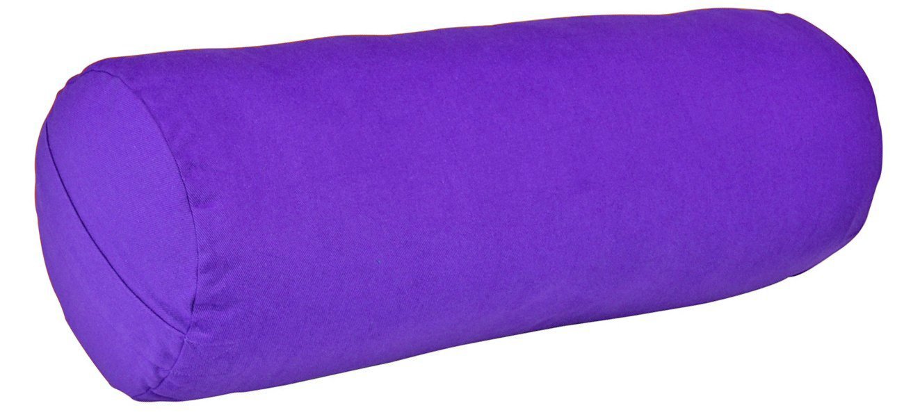 YogaAccessories MAX Support Deluxe Round Cotton Yoga Bolster