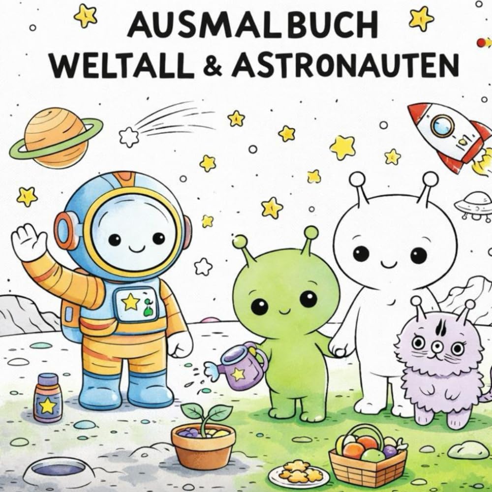 Weltraumwunder: Ausmalspaß für kleine Astronauten (Ausmalbücher)