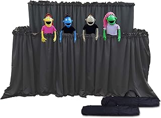 Classroom Puppet Stage XL - 2 Tier Portable Tripod Puppet Theater w/BAG | Stage, Ministry