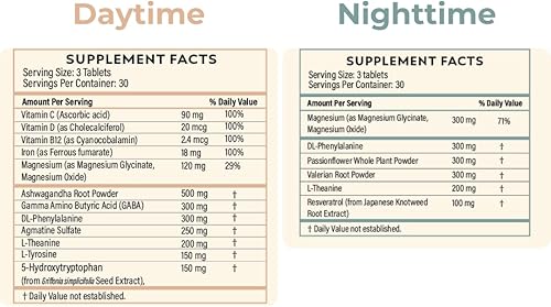 Miniatura 2 de Apoyo a la retirada y la desintoxicación  Complejo de recuperación QuitK  Apoyo para dormir, energía, estrés, estado de ánimo y antojo  Suplemento
