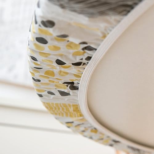 Miniatura 6 de Pioggia Mantel redondo de vinilo ajustable con reverso de franela, mantel elástico, cubierta de plástico impermeable a prueba de aceite, se adapta a