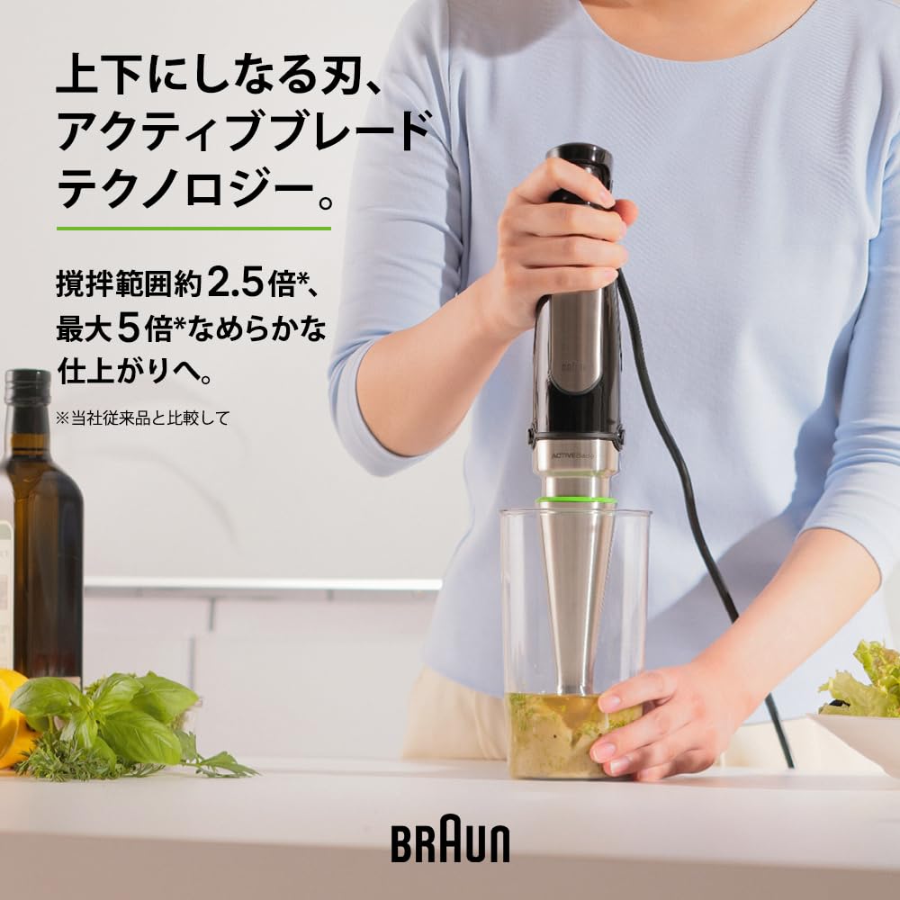 Amazon | ブラウン ハンドブレンダー マルチクイック7 MQ7075XB 1台9役