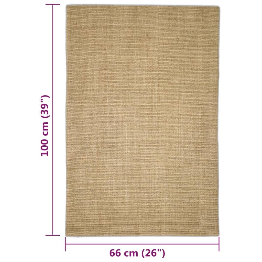 vidaXL Sisalteppich, Kratzteppich für Kratzbaum Kratzbrett, Kratzmatte für Katzen, Katzenmöbel Sisalmatte Katzenzubehör Kratzteppich Sisal