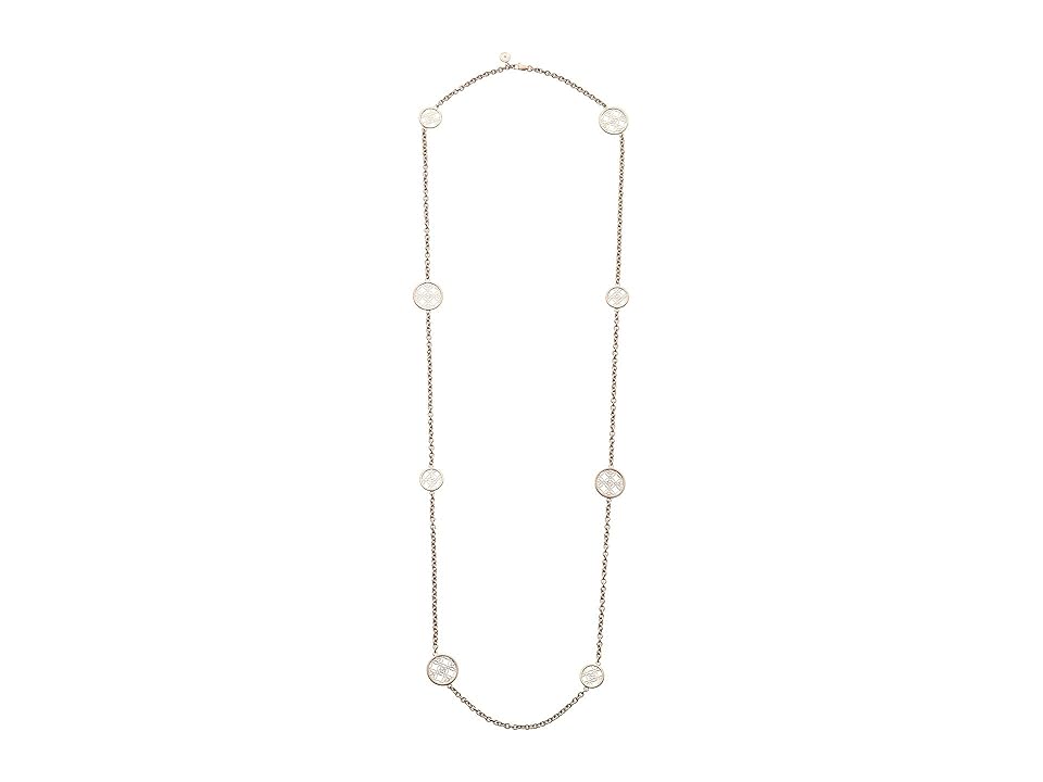

Michael Kors Monogram Disc Station Necklace (Rose Gold) Necklace