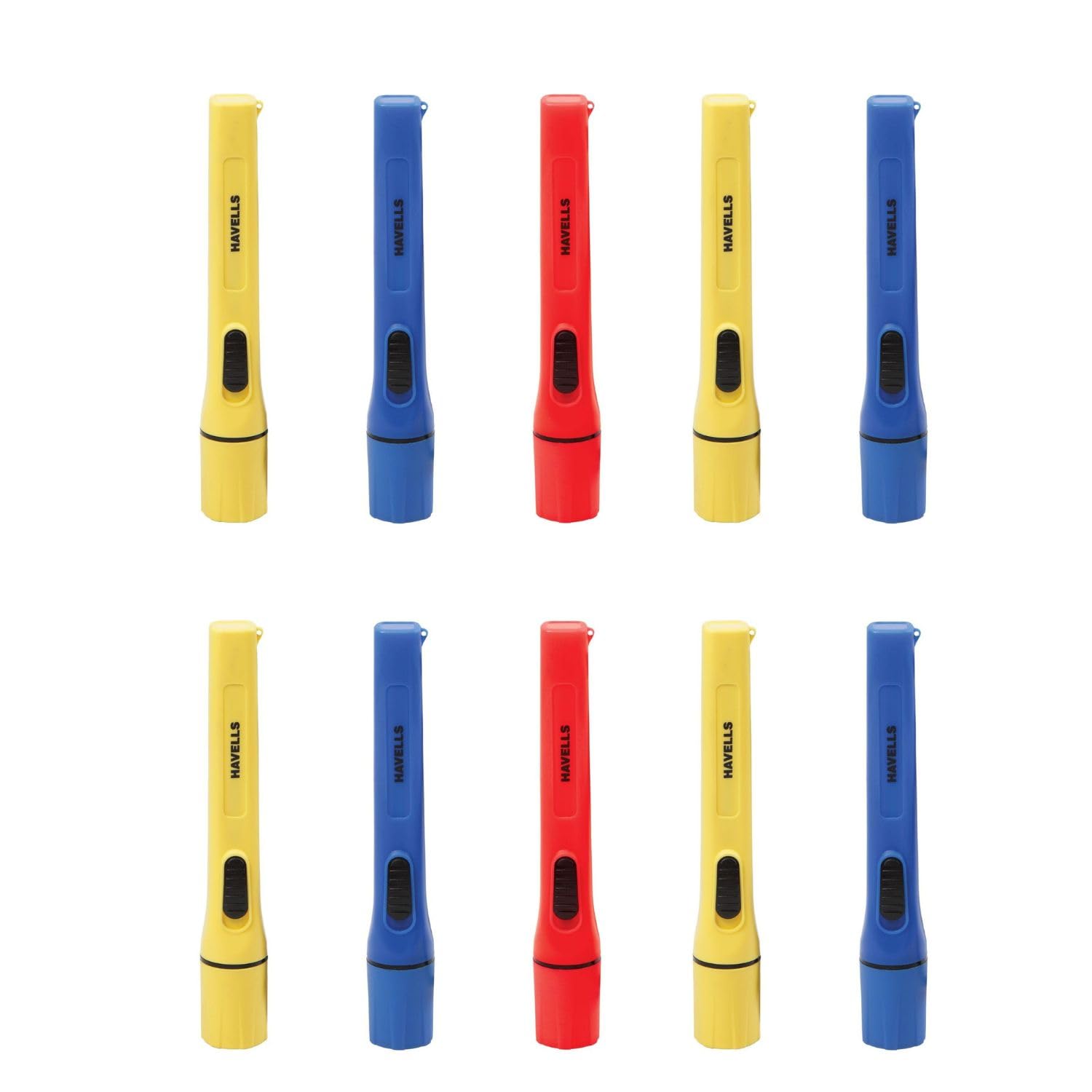 HAVELLS SPARKLINE NEO 0.5W Dry Cell Torch - Pack of 10