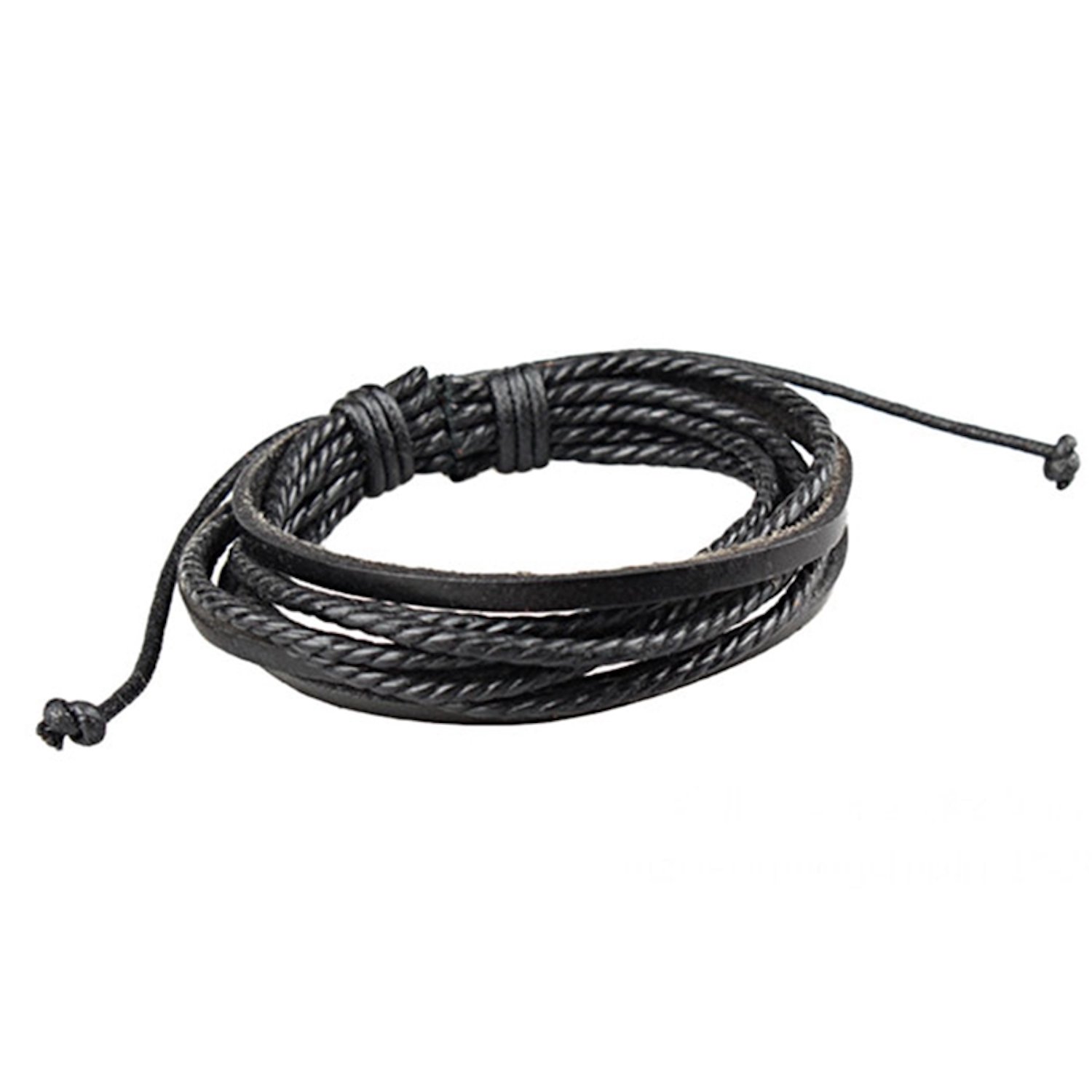 Maya BraceletsWoven Braided Leather Rope Adjustable Bracelet