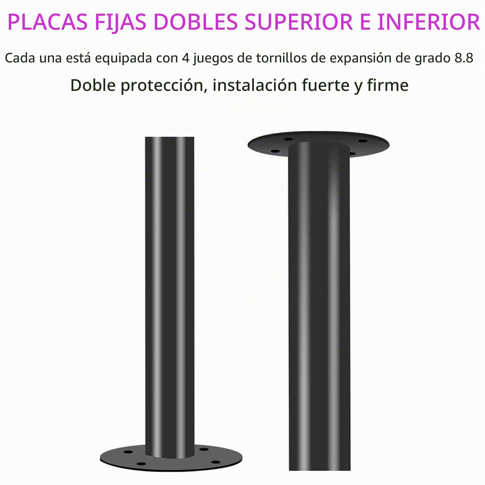 THEGA Soporte para TV con Rotación De Movimiento Completo, Marco Giratorio De 360 ​​Grados para TV, para Planos De 32 A 75 Pulgadas(2000-2950mm)