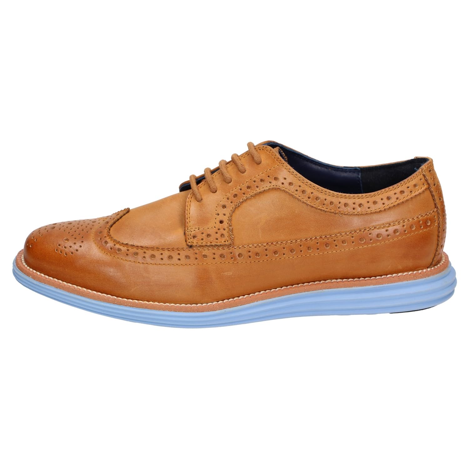 chung shi Herren Sensomo I Sneaker, Braun/Hellblau, 43 EU