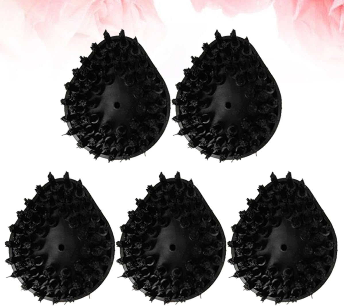5pcs Multi-Purpose Cleaning Machine Brush Heads for Home Use, Powerful Plastic Steam Washer Hair Brush Accessories Compatible Household Appliances