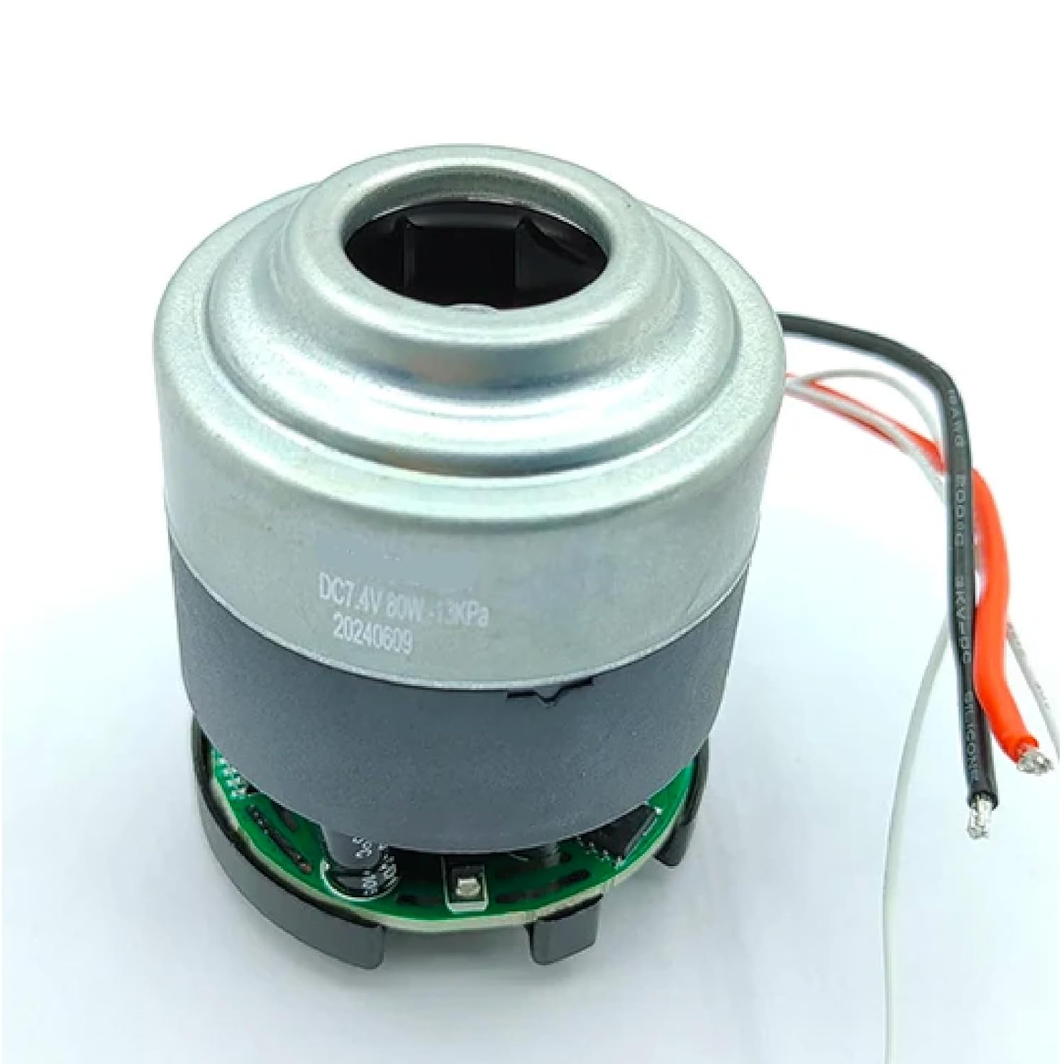 DC 12V 120W Brushless Motor with Driver, 45mm BLDC, Metal Impeller, High Power Strong Suction for Vacuum Cleaner (DC 12V 120W)