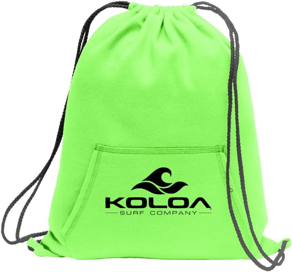 Koloa Surf Wave Logo Cinch Pack with Sweatshirt Pockets in 12 Colors