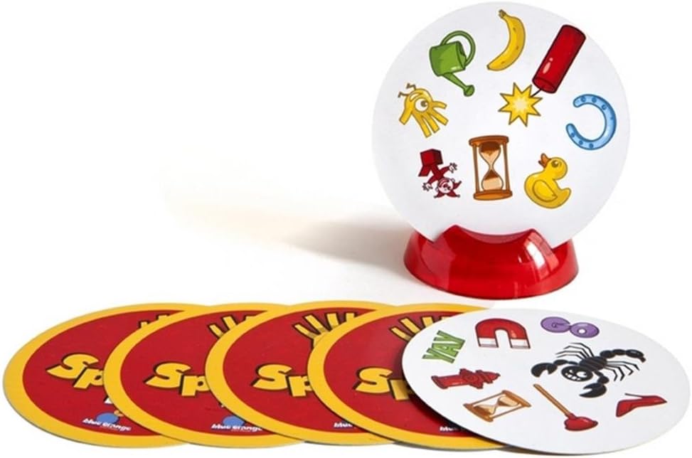 Spot It! Party- Fun Matching Game for Kids, Ages 10+, 2-8 Players, 15 Minute Playtime, Made by Zygomatic