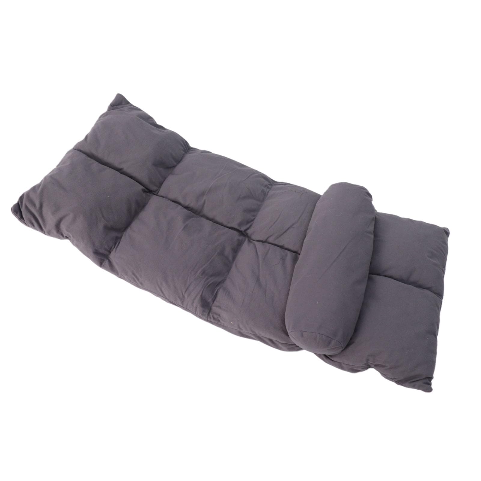 Eujgoov Silla de Suelo Plegable, Tela Suave, Respaldo Ajustable, sofá de Suelo para Meditación y Juegos, Ideal para Adultos y Niños (Gray)