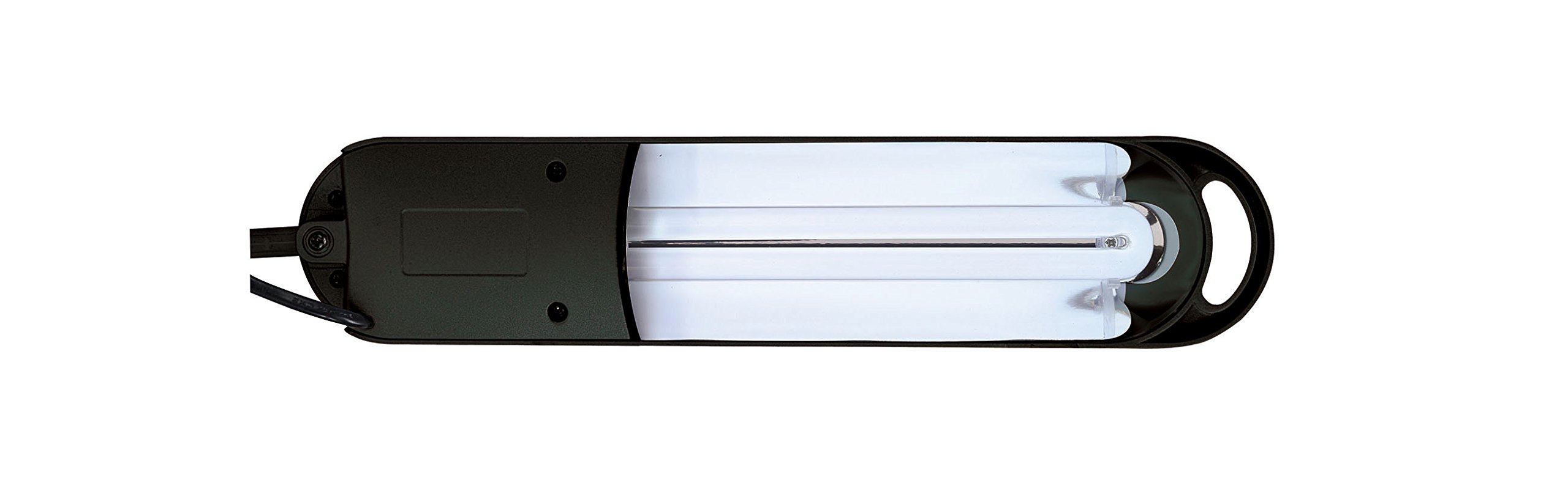 Maulatlantic Schreibtischlampe, Energiespar-Leuchte, Standfuß, 1700 Lux, 6500 Kelvin, 11 W, GS-geprüft, schwarz, 8213690 [Energieklasse A]