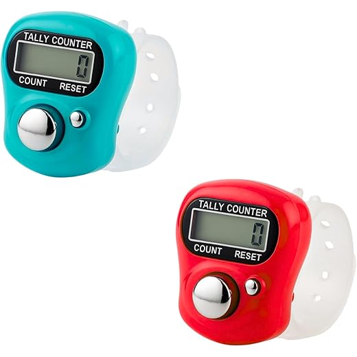 Sootiva Digital Finger Ring Tally Counter - 2 Qty