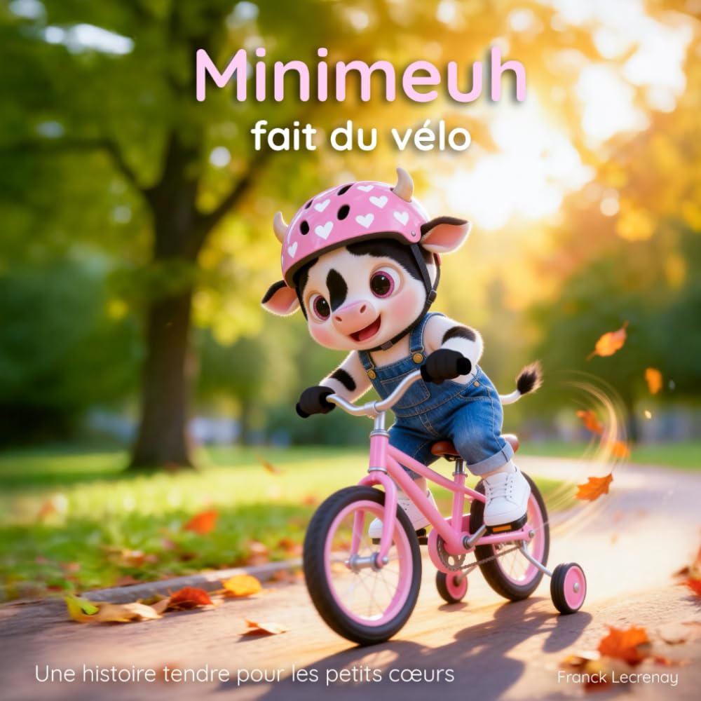 Minimeuh fait du vélo