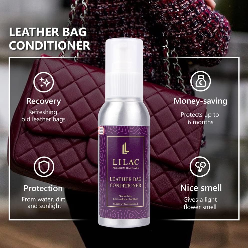 Miniatura 4 de Set de productos profesionales para el cuidado del cuero de fabricación suiza para bolsos, No