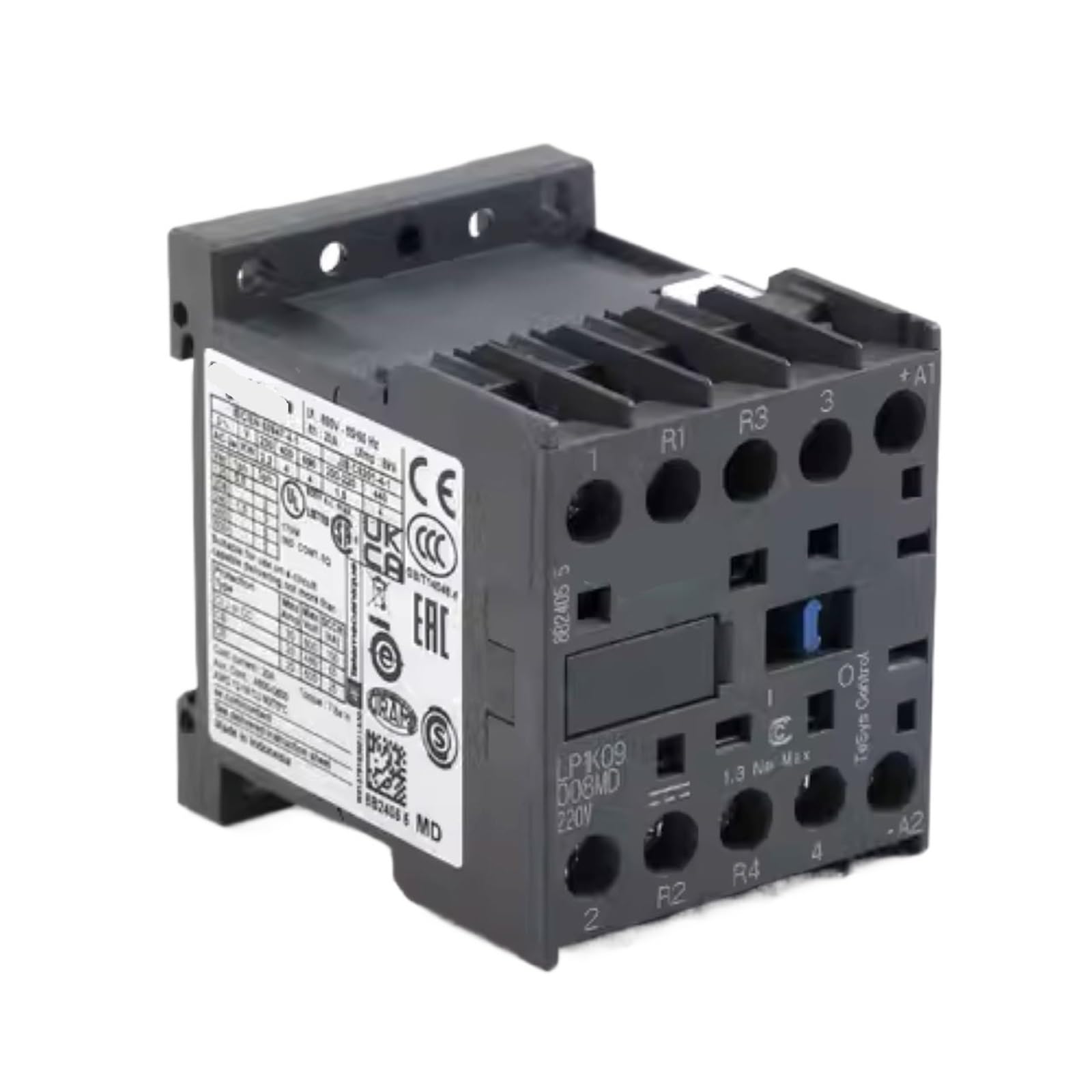 Contacteur LP1K09008MD industriel 4 pôles 20A commande bobine 220V CC