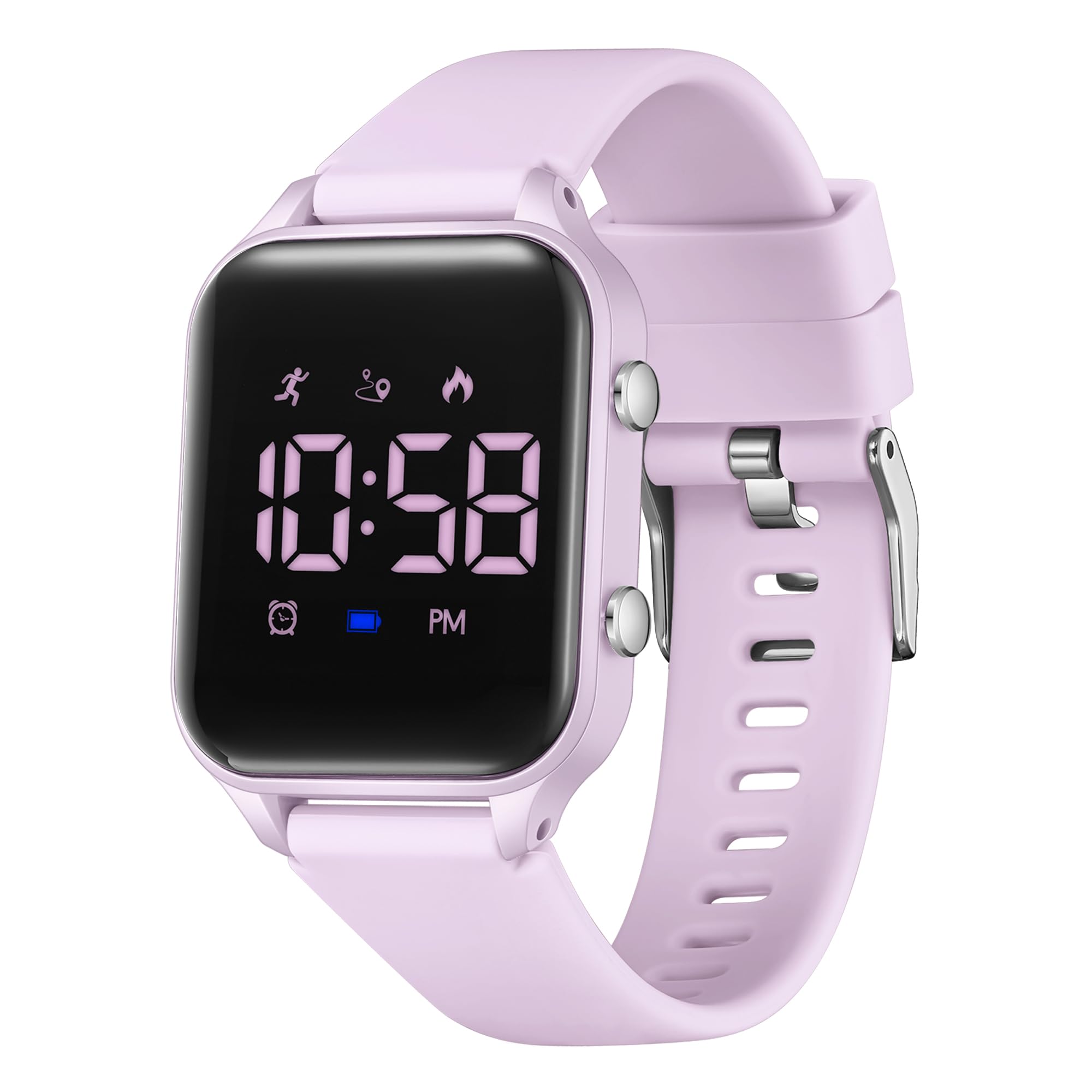 LAVAREDO Kids Digital Watches for Boys Girls,Waterproof Sport Watch with Pedometer Stopwatch Vibration Alarm for Ages 5-13,No App Fitness Tracker Watch for Kids Teens Birthday Gifts