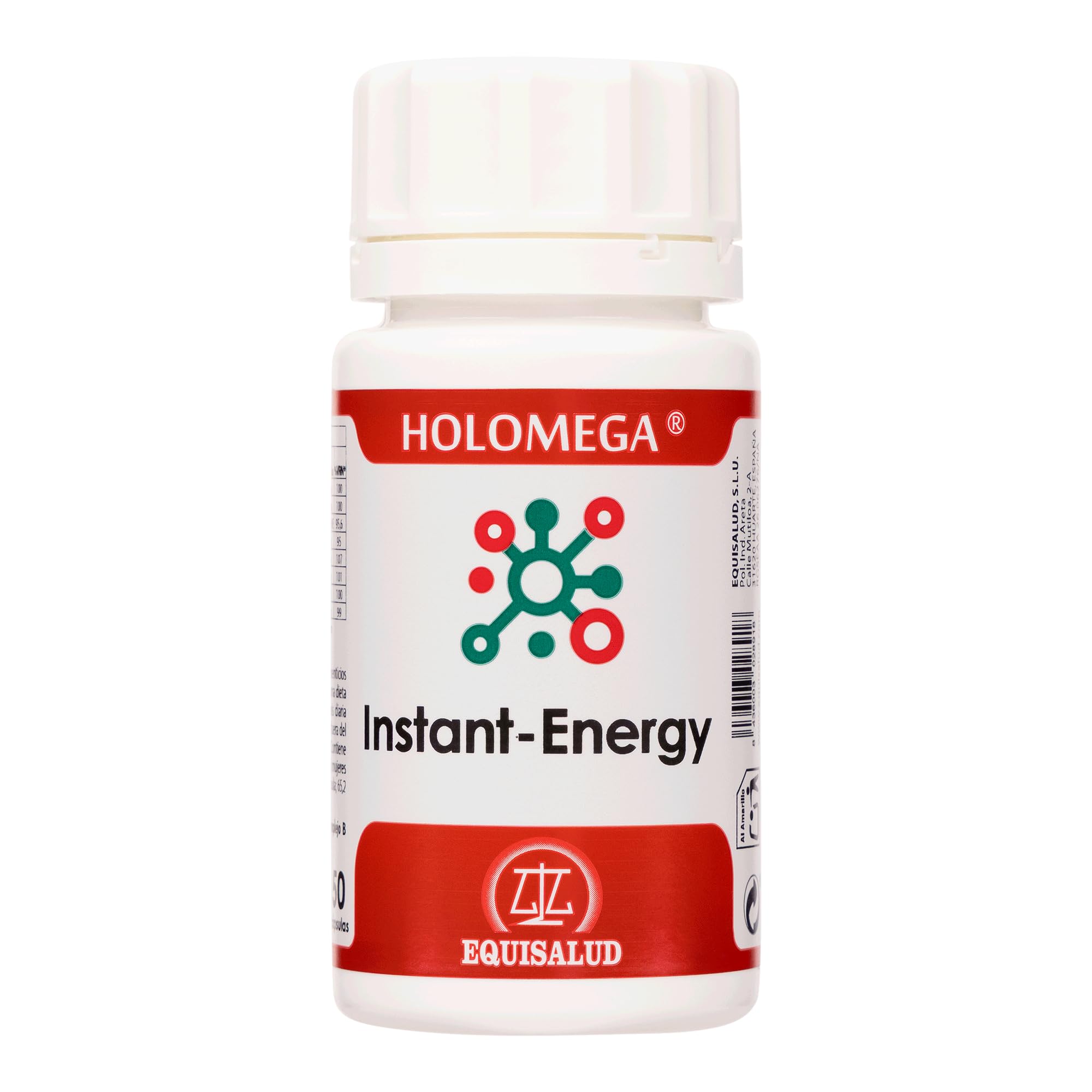 Holomega Instant-Energy de Equisalud, 50 cápsulas