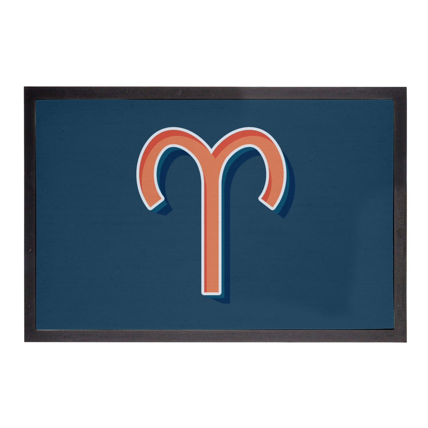 Paillasson Bleu Bélier Signe Astrologie Idée Cadeau Zodiaque