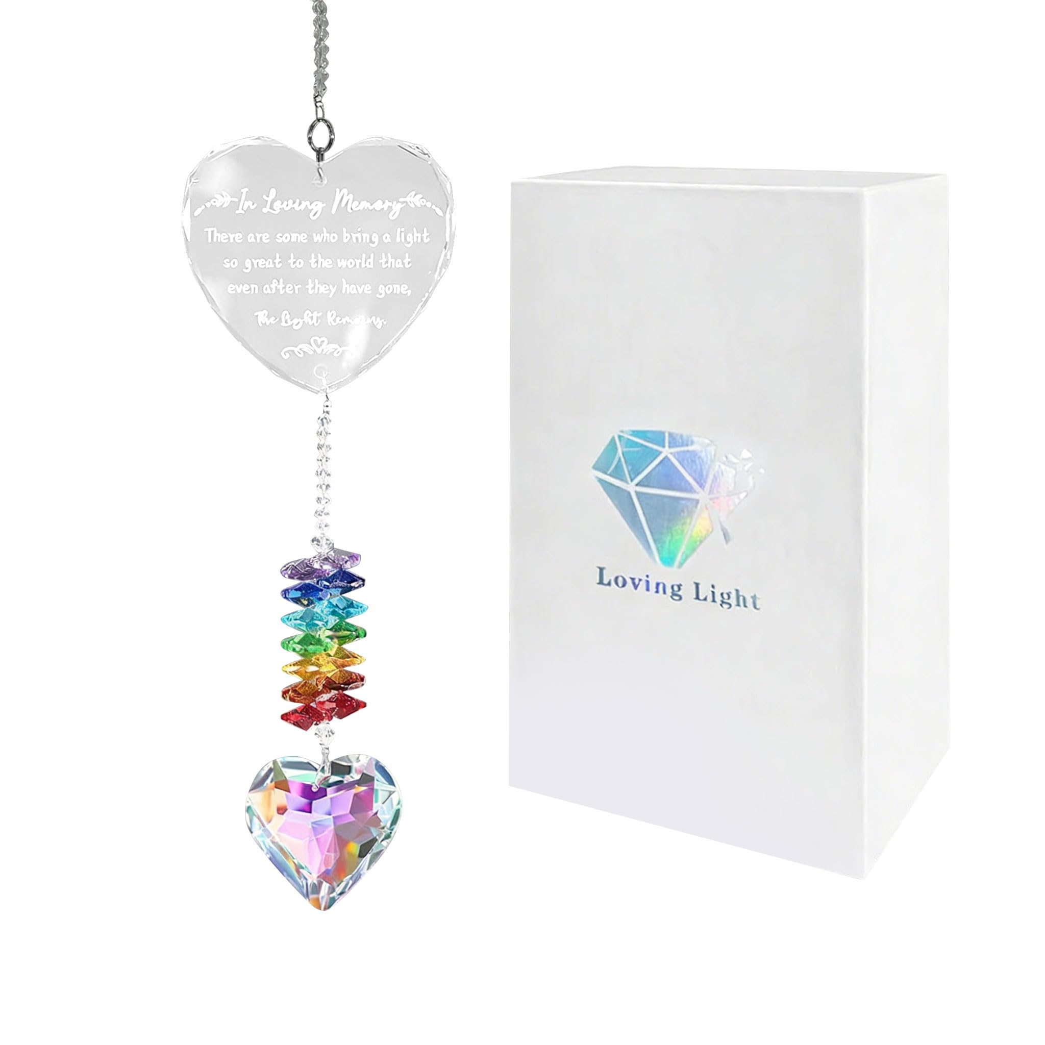 Sparkling Crystal Hanging Charm for Outdoor Garden Decoration with Weather Resistance Environmental Crystal
