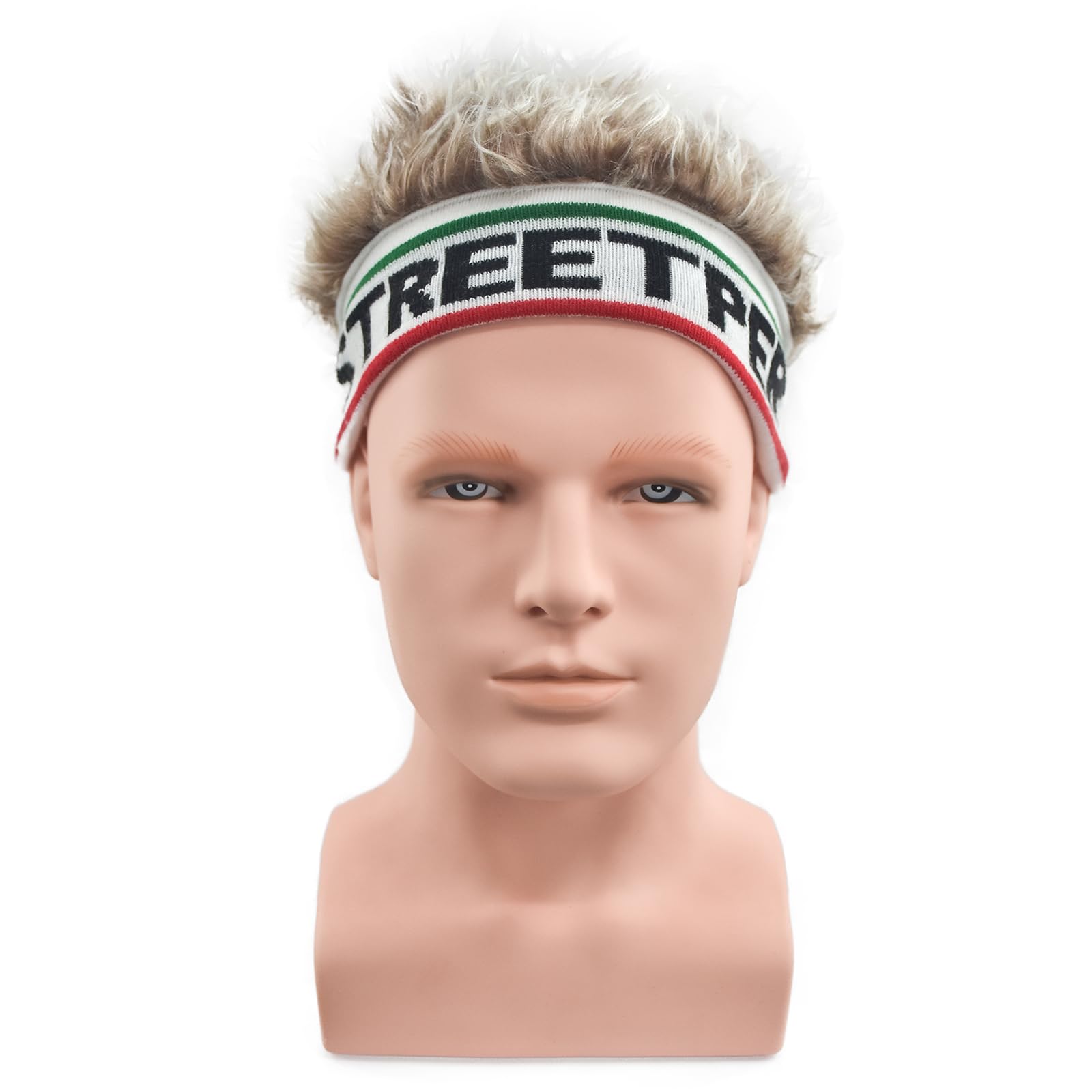 Cabeza de maniquí de hombre Cabeza de maniquí profesional para exhibición Pelucas Sombreros Auriculares Máscara Gafas de sol Joyería y Scravat Soporte de exhibición (UK-90guangtou)