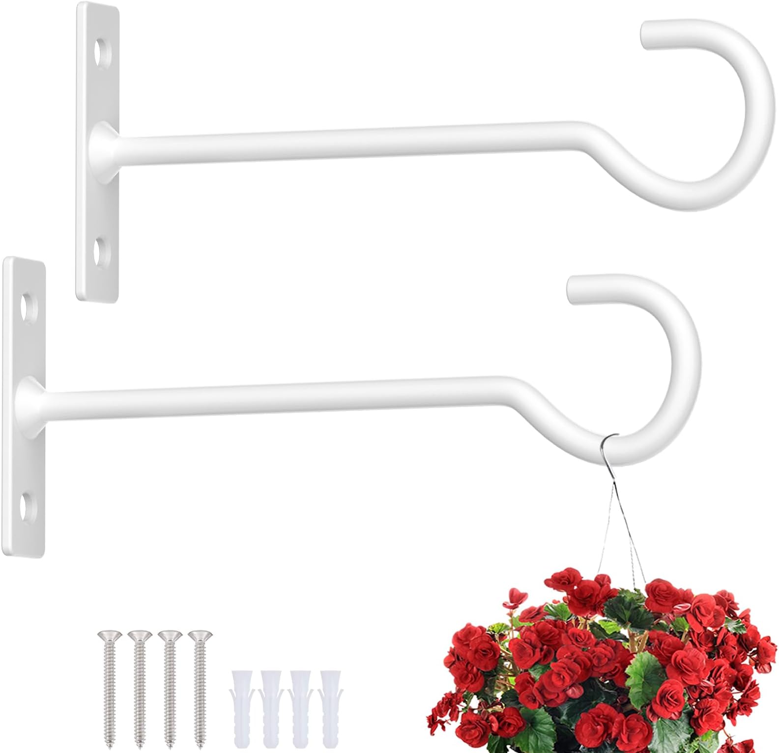 OneGas Hanging Plant Bracket, 6inch Metal Plant Hook