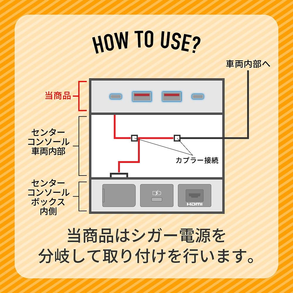 Amazon | シェアスタイル アルファード ヴェルファイア 40系 USB 増設