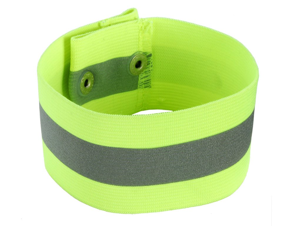 Ergodyne - 29014 GloWear 8001 High Visibility Reflective Arm/Leg Band - Snap Closure, Lime, Large/X-Large