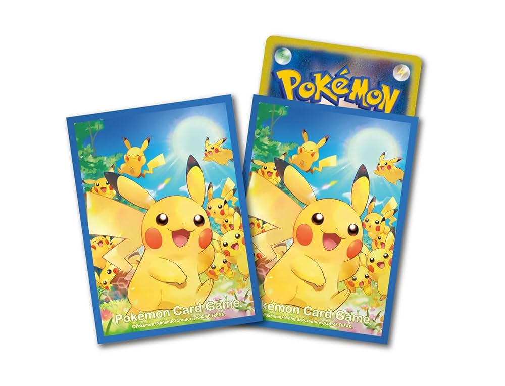 ポケモンカードゲーム Limited items : Card sleeves of Pikachu Pokemon Center Original Card Game Large Gathering Pikachu