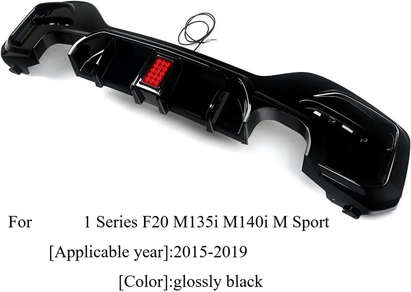 DVI】リアディフューザーリップバンパー、BMW 1シリーズ F20 M135i