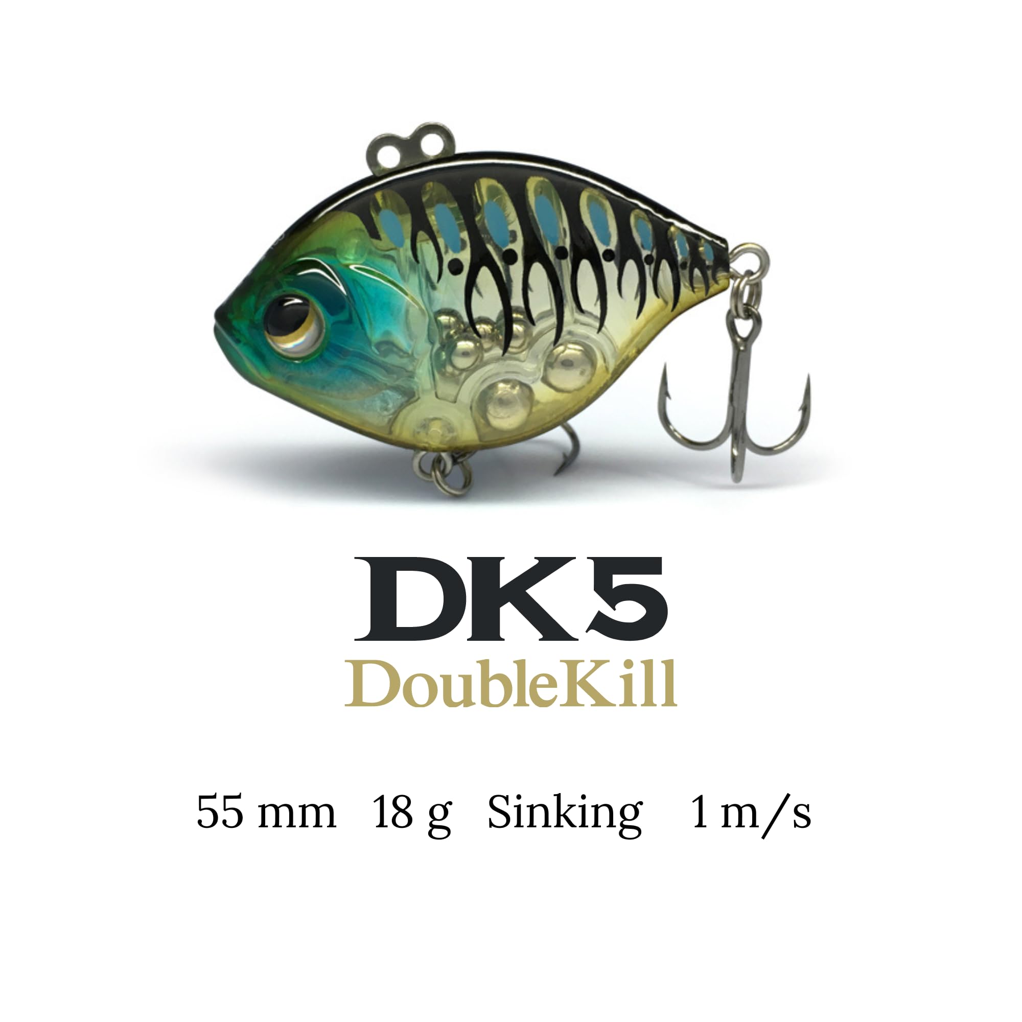 Leurre Lurefans Doublekill 5,5 Cm DK5 #25 - Lipless Crank Coulant