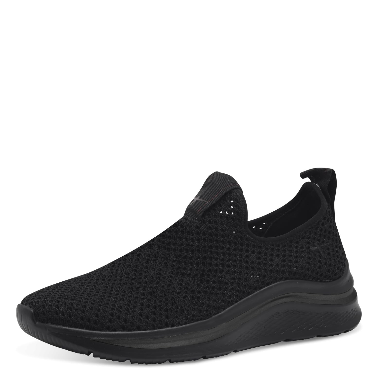 Tamaris Comfort Women’s VeganSlip-On Sneakers, Black, 6,5 UK