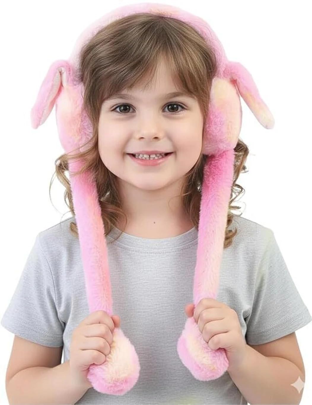 queery Ear Plush Headband Cozy Winter Earmuffs for Women, Girls & Kids-picture-0