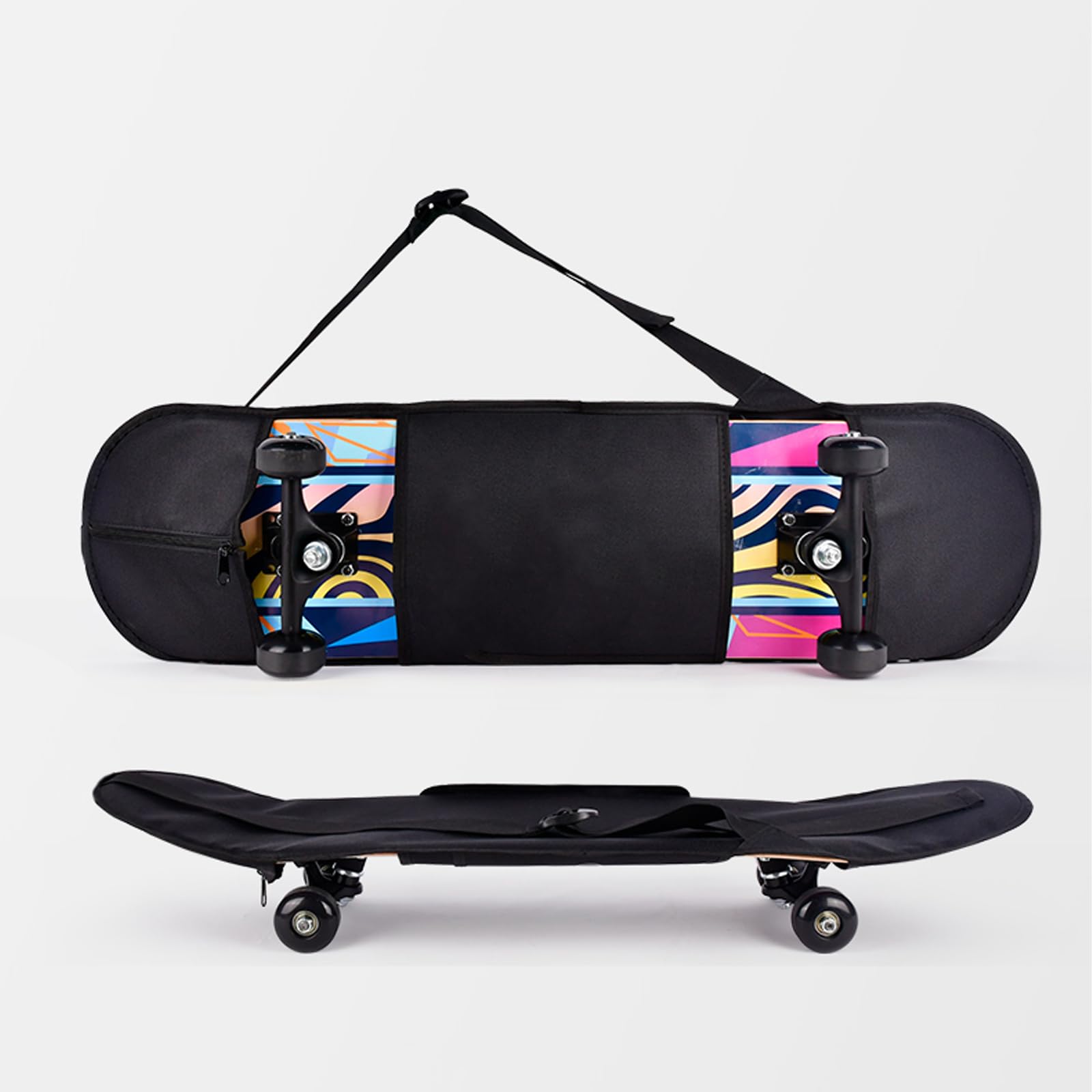 2 Pièces Longboard Housse, Skateboard Bag, Sac de Skateboard Longboard, Convient pour Protéger Les Planches à roulettes, Jouer à L'extérieur et Voyager