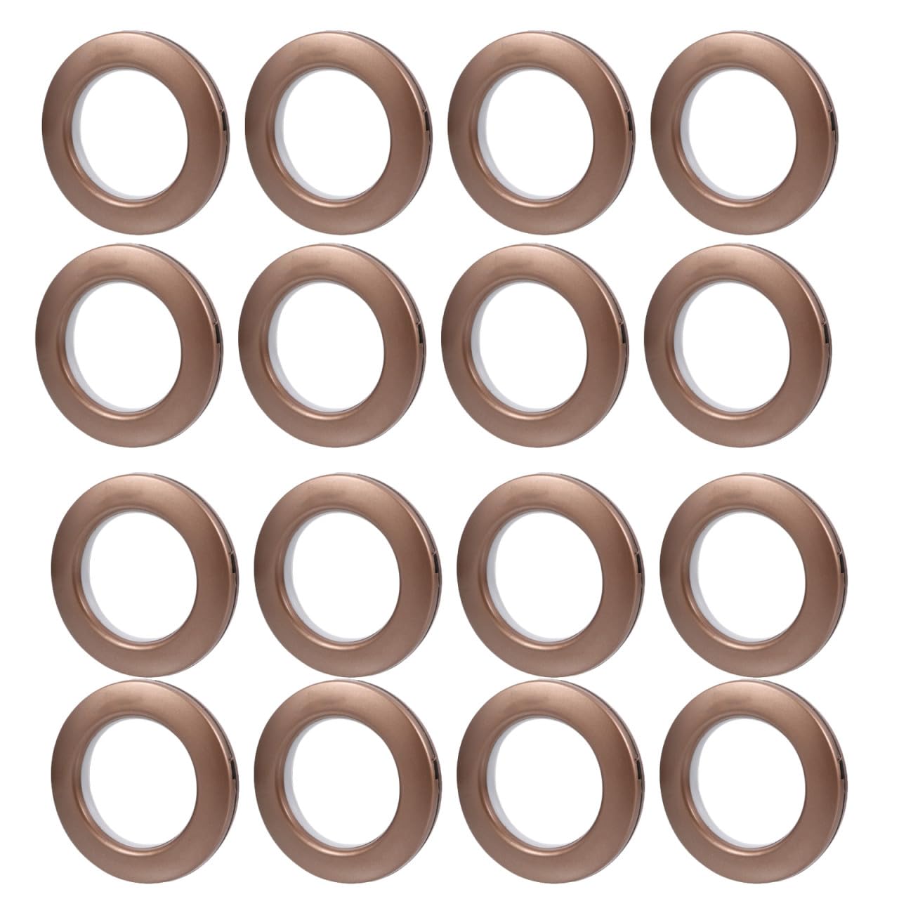 Anillos de cortina de 75 piezas con ojales deslizantes reutilizables SOIMISS para dormitorio