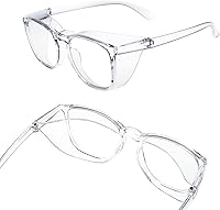 Vista 1 de JOO'RTI Gafas de seguridad antivaho, gafas antiluz azul, protectoras contra el polvo para mujeres y hombres